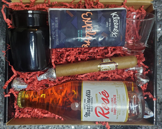 Suavey Brolentine’s Box w/Sparkling Cider (Men)